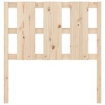 vidaXL Tête de lit 105 5x4x100 cm Bois massif de pin