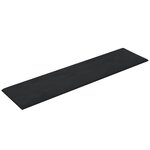 vidaXL Panneaux muraux 12 Pièces Noir 60x15 cm Velours 1 08 m²