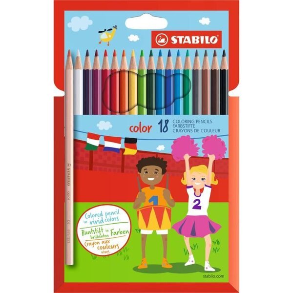 STABILO 18 crayons de couleur STABILO Color