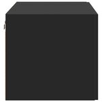 vidaXL Armoire murale noir 80x42 5x40 cm bois d'ingénierie