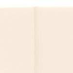 vidaXL Panneaux muraux 12 Pièces Crème 90x15 cm Velours 1 62 m²