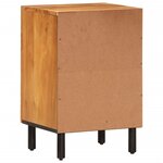 vidaXL Armoire de salle de bain 38x33x58 cm bois massif d'acacia