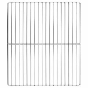vidaXL Grille de barbecue Argenté 40 x 35 cm Acier inoxydable