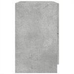 vidaXL Armoire d'évier gris béton 59x37x59 cm Bois d'ingénierie