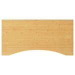 vidaXL Dessus de bureau 100x50x4 cm bambou