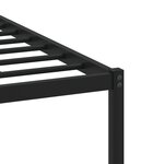vidaXL Cadre de lit en métal sans matelas chêne sonoma 140x190 cm