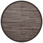 vidaXL Tapis d'extérieur marron Ø160 cm PP