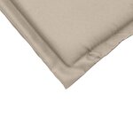 vidaXL Coussins de siège de jardin lot de 4 taupe 45x45x2 cm carré