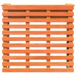vidaXL Table de bar d'extérieur cire marron bois massif de pin