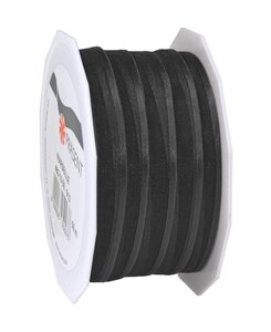 Organza marseille 50-m-rouleau 10 mm  noir