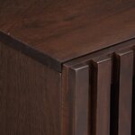 vidaXL Meuble TV marron 80x34x46 cm bois massif de manguier