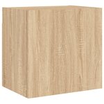 vidaXL Meuble TV mural chêne sonoma 40 5x30x40 cm bois d'ingénierie