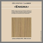4 Lames décoratives ENIGMA pour poteau LA BOXX
