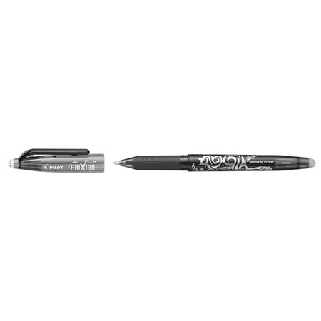 Stylo roller frixion ball gel pointe fine noir x 12 pilot