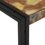 vidaXL Ensemble de 2 Tables Basses en Bois Massif Récupéré