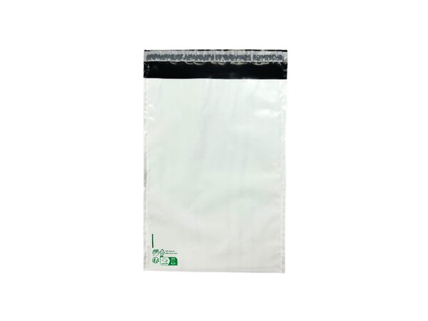 100 Enveloppes plastique opaques 80 microns N°2 - 245x325mm