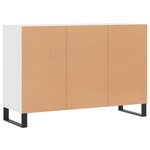 vidaXL Buffet blanc 103 5x35x70 cm bois d'ingénierie