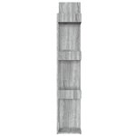 vidaXL Bibliothèque Sonoma gris 86x25 5x140 cm Bois d'ingénierie