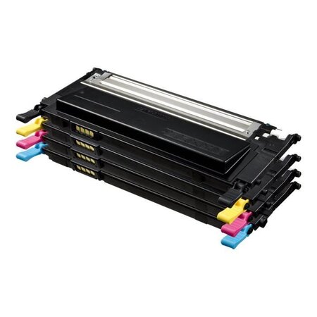 Pack de 4 cartouches de toner cyan, jaune, magenta, noir Samsung CLT-P4072C (SU382A) pour CLP-320/SS060A/CLX-3185 Series