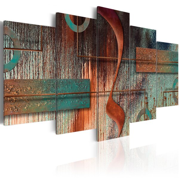 Tableau - abstract melody l x h en cm 200x100