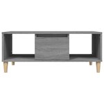 vidaXL Table basse Sonoma gris 90x50x36 5 cm Bois d'ingénierie