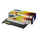 Cartouche de toner jaune Samsung CLT-Y406S (SU462A) pour SS062B/CLP-365 CLX-3300/CLX-3305