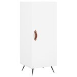 vidaXL Buffet haut Blanc 34 5x34x180 cm Bois d'ingénierie