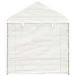vidaXL Belvédère avec toit blanc 4 46x2 28x2 69 m polyéthylène