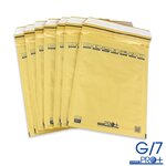 Lot de 100 enveloppes à bulles pro+ marron g/7 format 230x335 mm