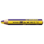 Crayon multi-talents woody 3 in 1 duo - jaune-violet x 5 stabilo