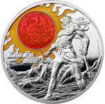 Pièce de monnaie en Argent 10 Dollars g 155.5 (5 oz) Millésime 2022 KUA FU CHASING THE SUN