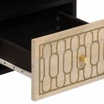 vidaXL Meuble TV 70x33x46 cm Bois massif de manguier