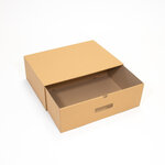 Lot de 3 boîtes à tiroir pour bottes et grandes chaussures