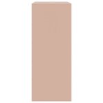 vidaXL Buffet haut rose 67x39x95 cm acier