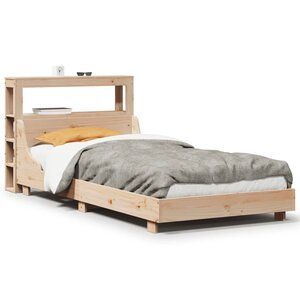 vidaXL Cadre de lit sans matelas 75x190 cm bois de pin massif