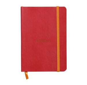 RHODIARAMA carnet souple COQUELICOT 10,5x14,8cm ligné 144p pap ivoire Clf 90g ... CLAIREFONTAINE