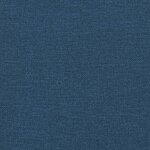 vidaXL Cadre de lit sans matelas bleu 140x200 cm tissu