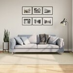 vidaXL Tapis HUARTE à poils courts doux et lavable crème 160x230 cm