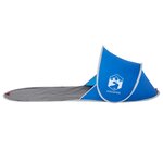 vidaXL Tente de plage bleu azuré escamotable imperméable