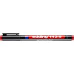 Feutre Permanent 143 b rouge 1-3 mm EDDING