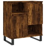 vidaXL Buffets 2 Pièces chêne fumé bois d'ingénierie