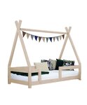 Lit cabane enfant NAKANA 80 x 180 beige