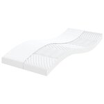 vidaXL Lit de jour avec gigogne et matelas noir 90x200 cm velours