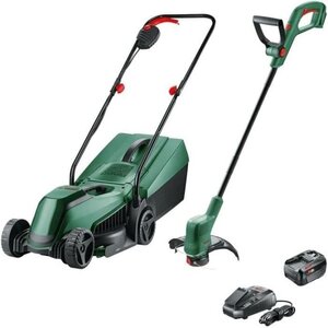 Pack 18V Tondeuse EasyMower + coupe-bordures EasyGrassCut + x1 Batterie 4 0 Ah et chargeur