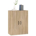 vidaXL Armoire suspendue Chêne sonoma 69 5x34x90 cm Bois d'ingénierie