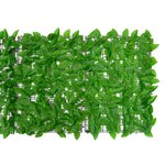 vidaXL Écran de balcon avec feuilles vert 500x75 cm