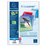 Protège-documents En Polypropylène Semi Rigide Kreacover® Chromaline 100 Vues - A4 - Couleurs Assorties - X 8 - Exacompta