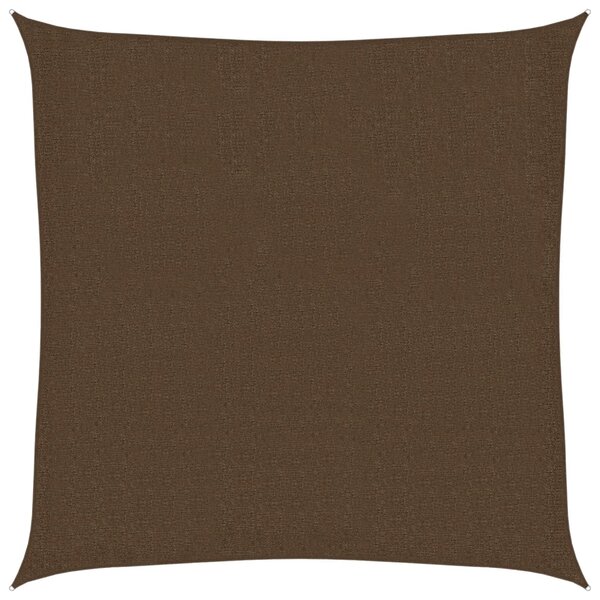 vidaXL Voile d'ombrage 160 g/m² Marron 2 5x2 5 m PEHD