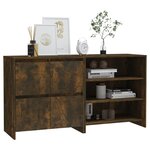 vidaXL Buffets 2 Pièces Chêne fumé Bois d'ingénierie