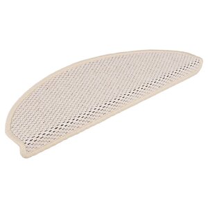 vidaXL Tapis d'escalier autocollants aspect sisal 15 Pièces 65x21x4 cm